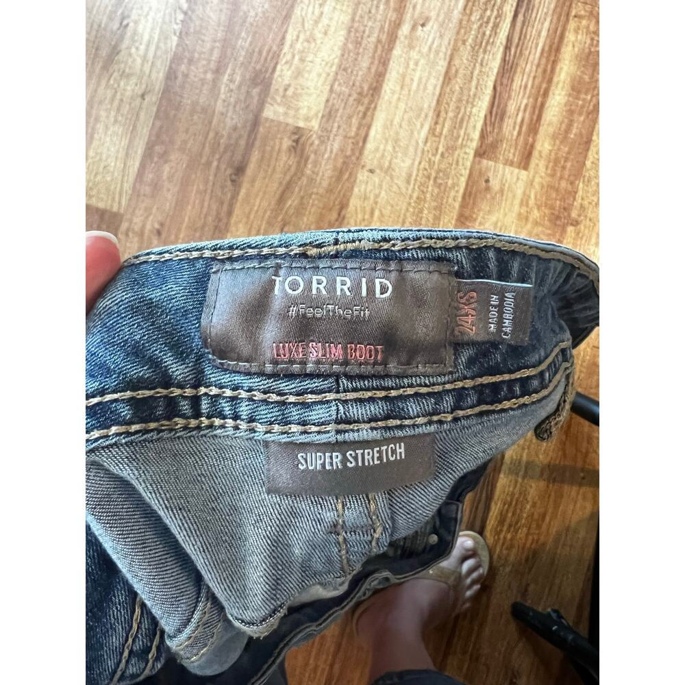 24XS Torrid Luxe Slim Boot Leg Super Stretch Jeans - Picture 5 of 6